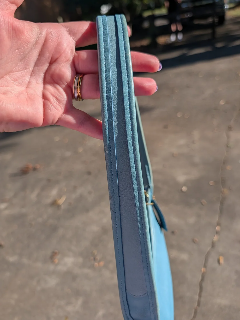 Rare Coach Ergo 9020 Glacier Blue Vintage Bag